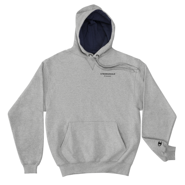 Champions x StrongHaule Basic Logo Design Hoodie (Slate Grey)