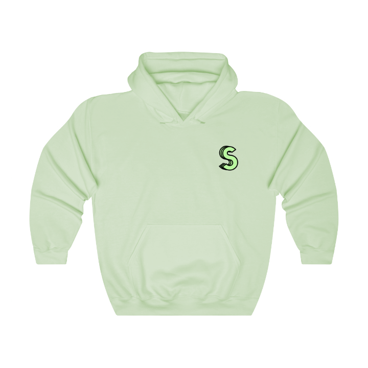 LIMITED Lime "S" Design StrongHaule Hoodie (Forbidden Green)