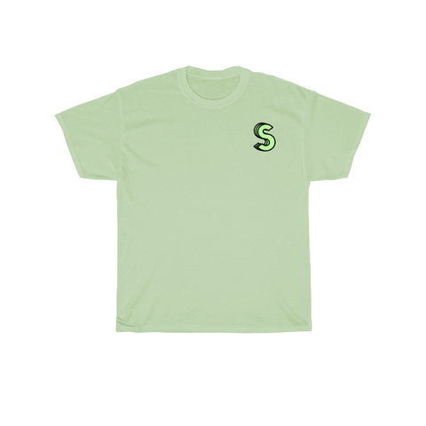 Lime "S" Design StrongHaule Shirt (Forbidden Green)