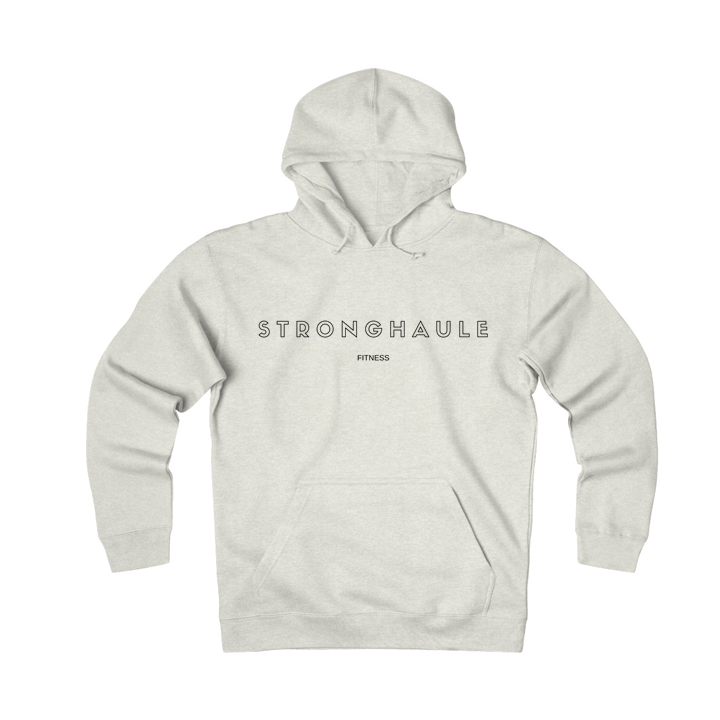 Bold Logo Design StrongHaule Hoodie (Frost White)