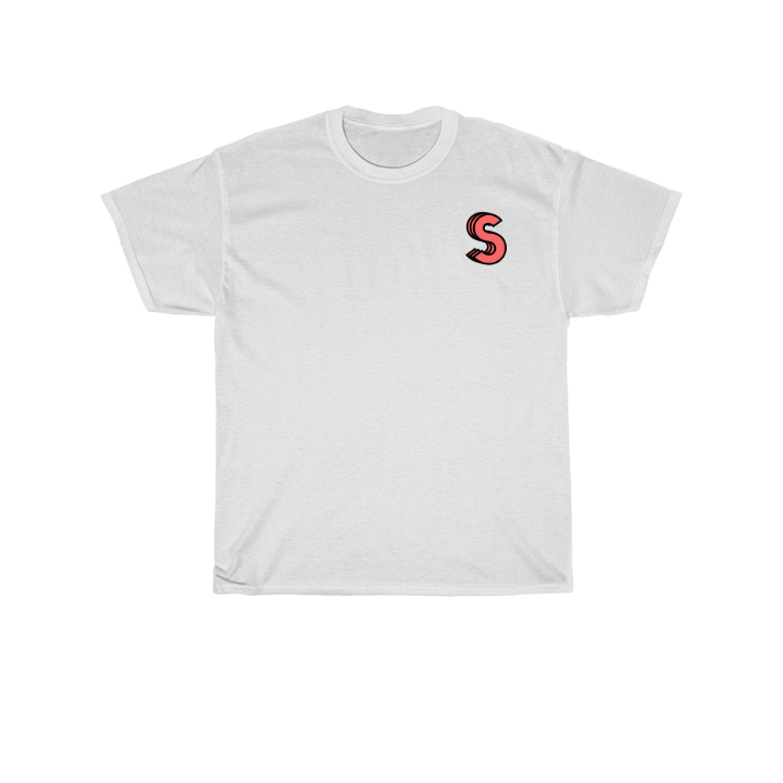 Red "S" Design StrongHaule Shirt (Frost White)