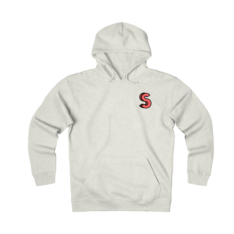 Red "S" Design StrongHaule Hoodie (Frost White)