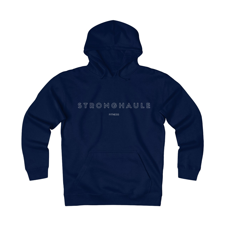 Bold Logo Design StrongHaule Hoodie (Bleu Gitane)